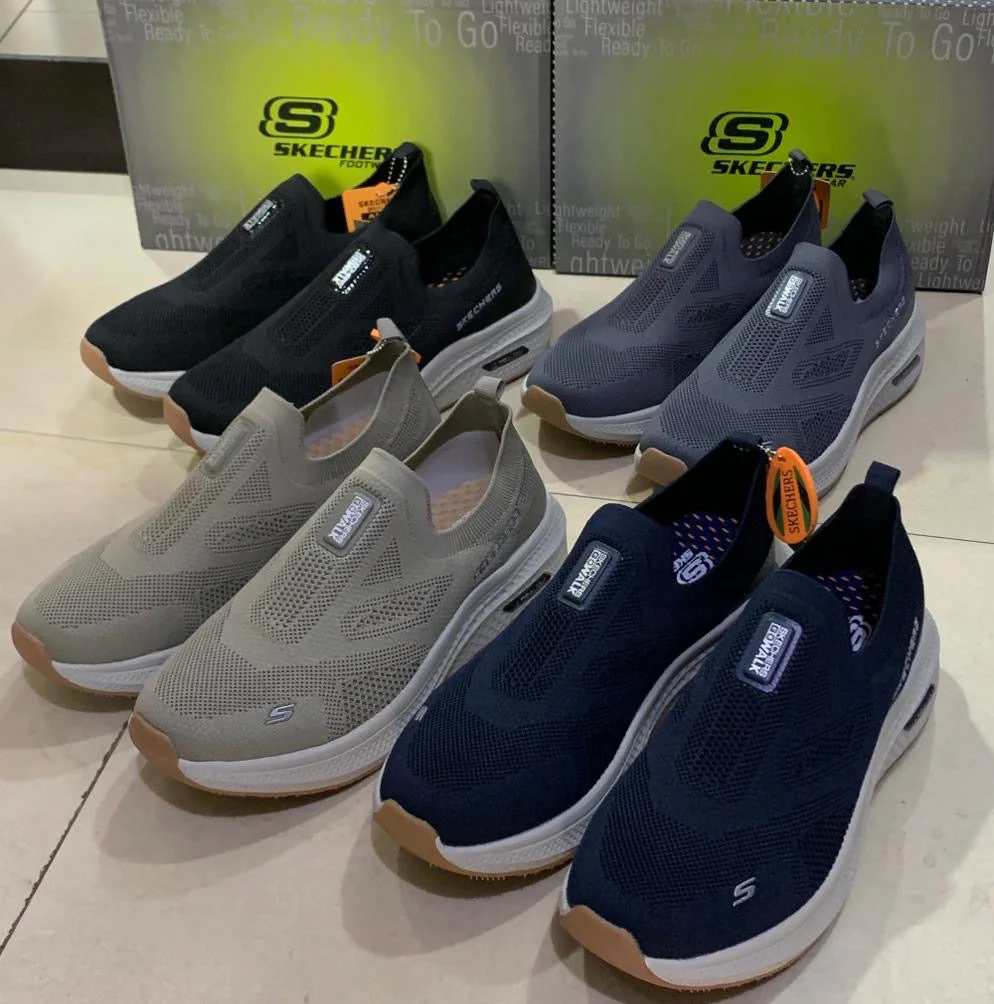 Chaussure Skechers enfiler (GoWalk) Marine confortable – Image 3