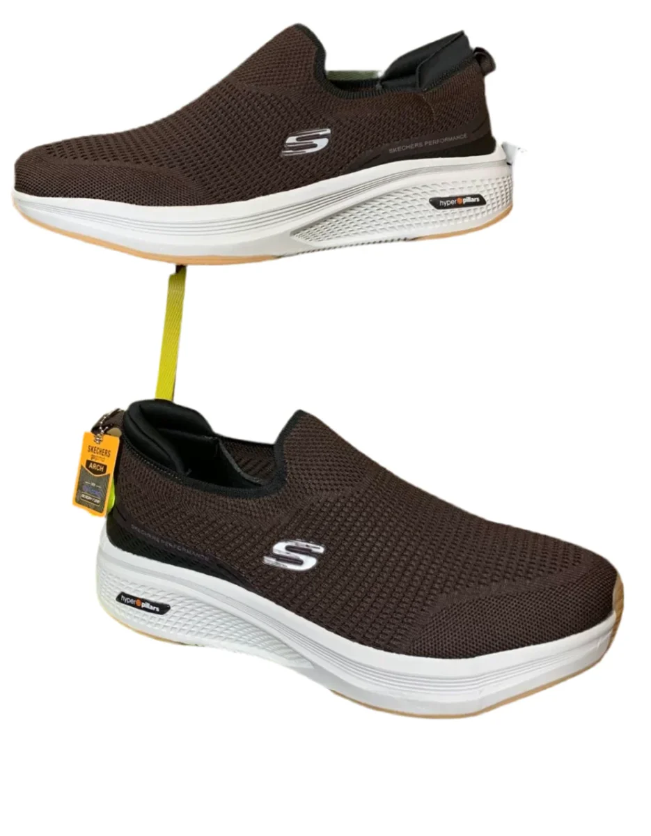 Chaussure Skechers BIG SIZE (Enfiler) Marron – Image 4
