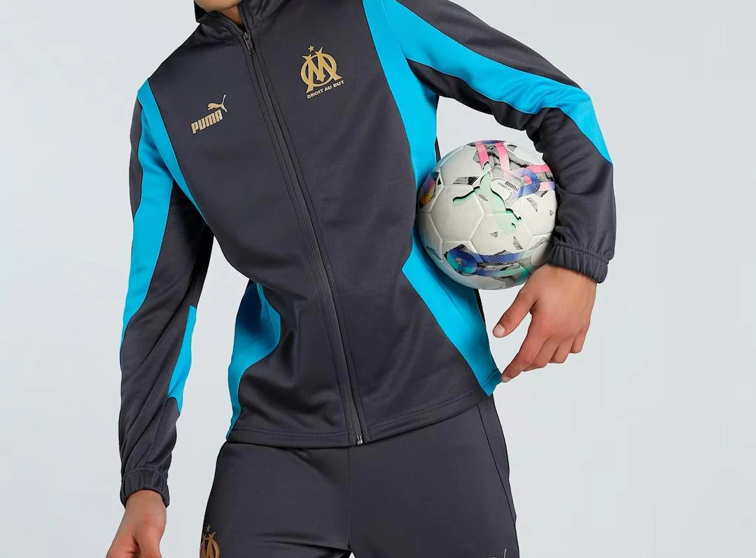 Ensemble survêtement Olympique de Marseille (Bleu) 2025 – Image 3