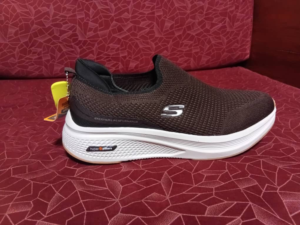 Chaussure Skechers BIG SIZE (Enfiler) Marron – Image 5