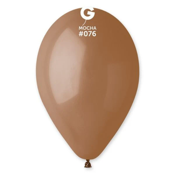 SACHETS DE BALLONS LATEX COULEUR MOCHA 28/30CM